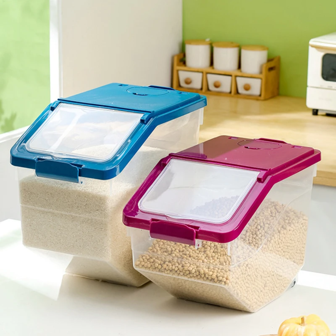 Rice Storage Box & Food Dispenser