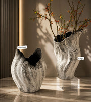 Shell-Inspired Statement Vase Set