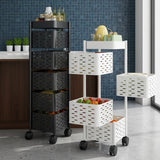 Rotating Metallic Multipurpose Kitchen Organizer