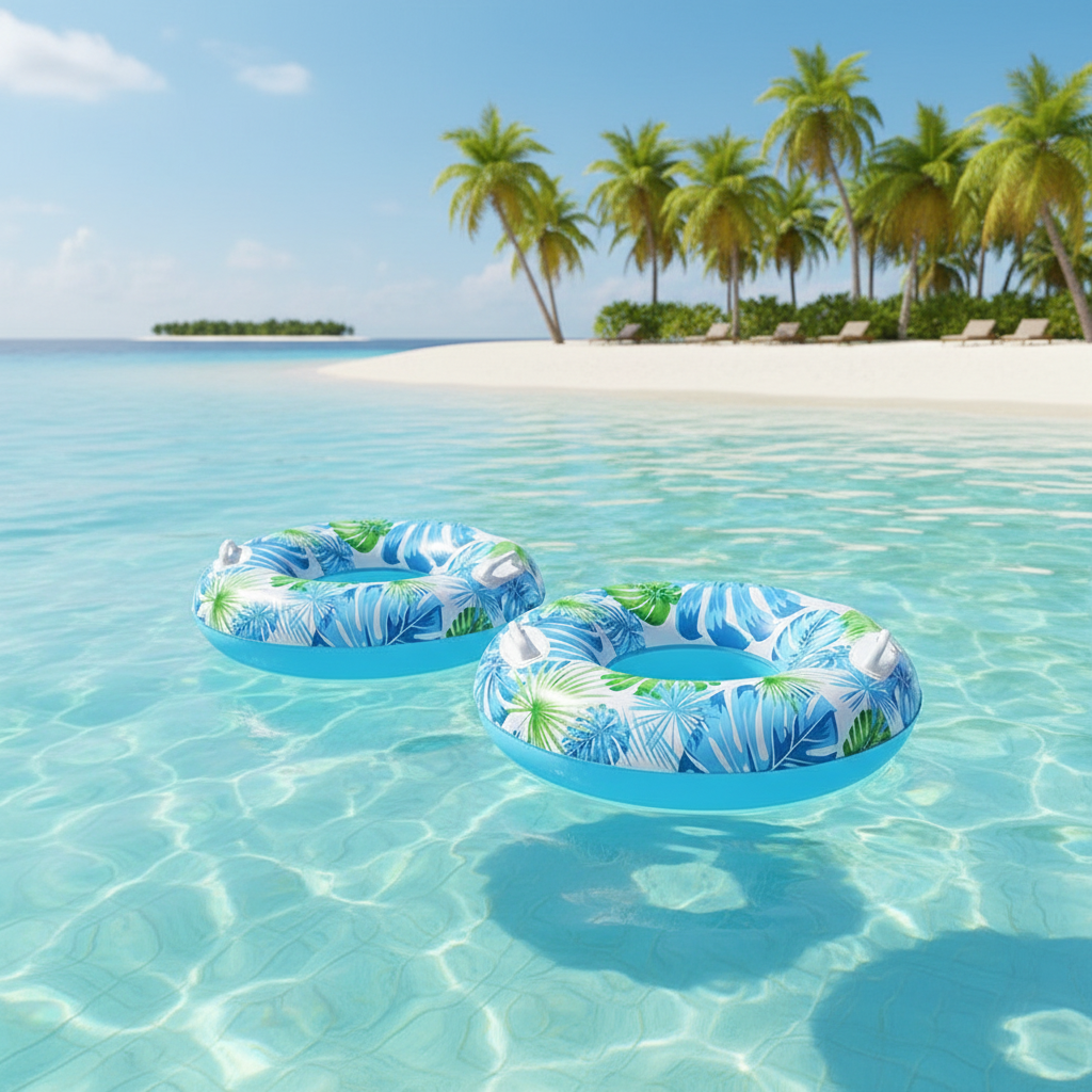 1Pc Tropical Swim Tube – 98cm