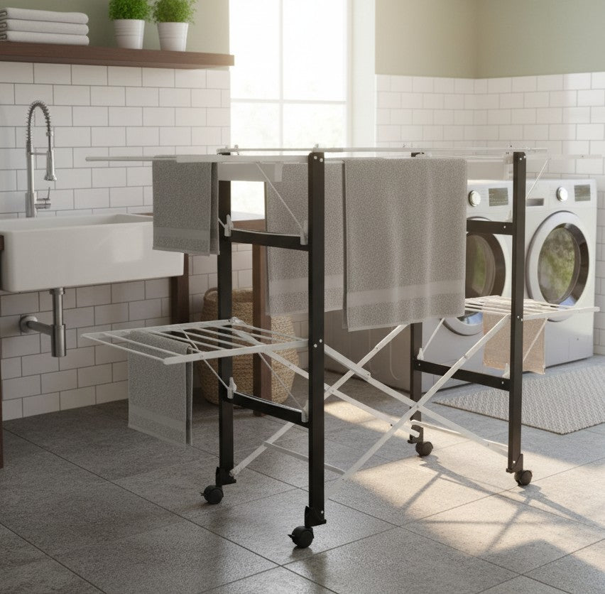 Foldable Wing Clothes Drying Rack