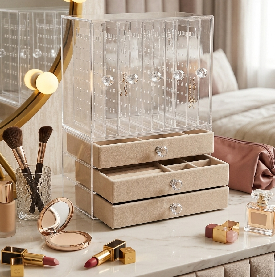 Acrylic Jewelry Storage Organizer
