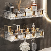 1pc Glacier Pattern Vanity and Storage Rack