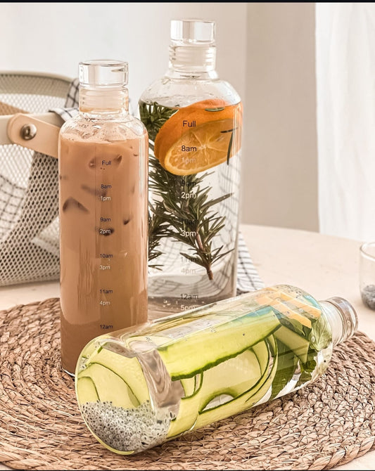 750 ml borosilicate glass bottle for hot and cold beverages