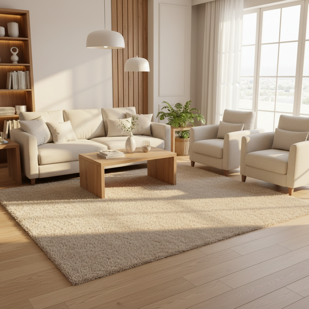 800GSM Faux Fur Small Bedside rug (80 × 150 cm)-KBWUHU54