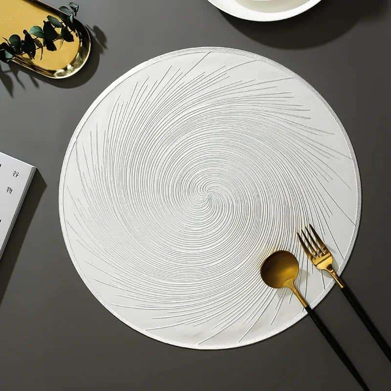 6Pcs Round Table Mats Set