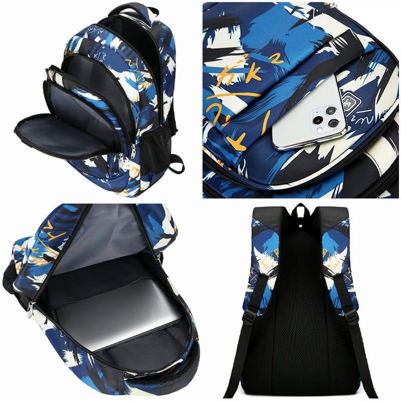 Geometric Pattern School Bags