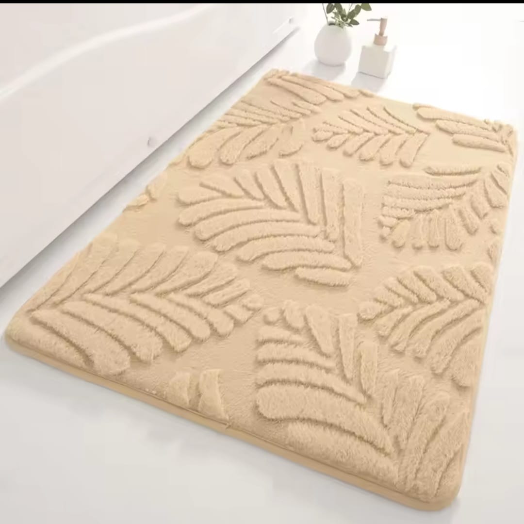 Memory Sponge Bath Rug Faux Rabbit Fur
