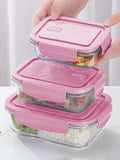 Borosilicate Glass Food Storage Containers with Lids