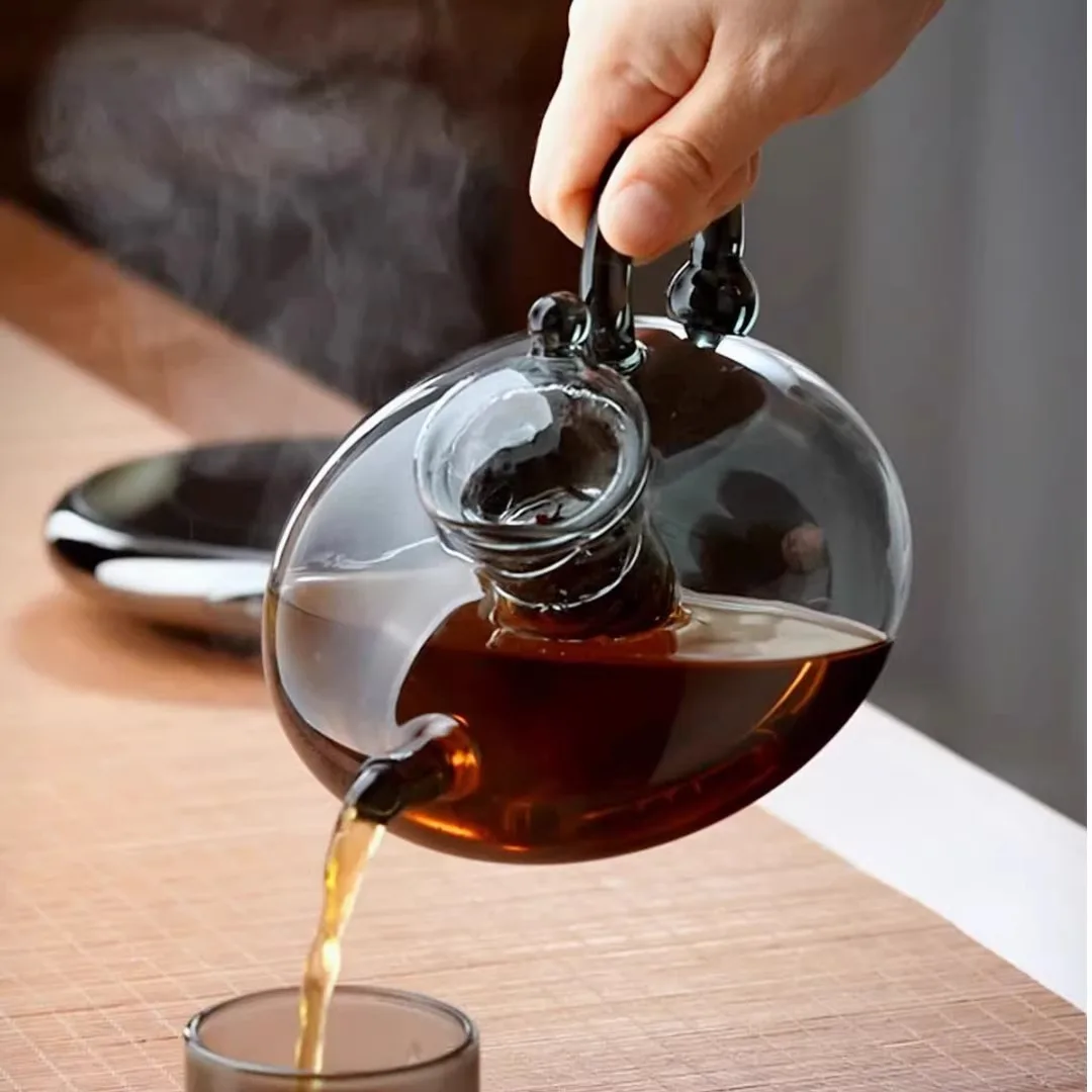 5Pcs Heat Resistant Glass Tea Set