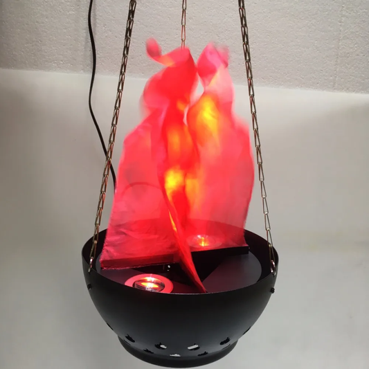 Flammen Lampe Hanging Chain Fireplace Decor Piece