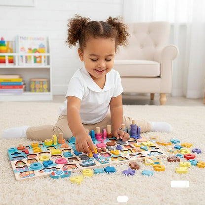 Montessori learning set for kids