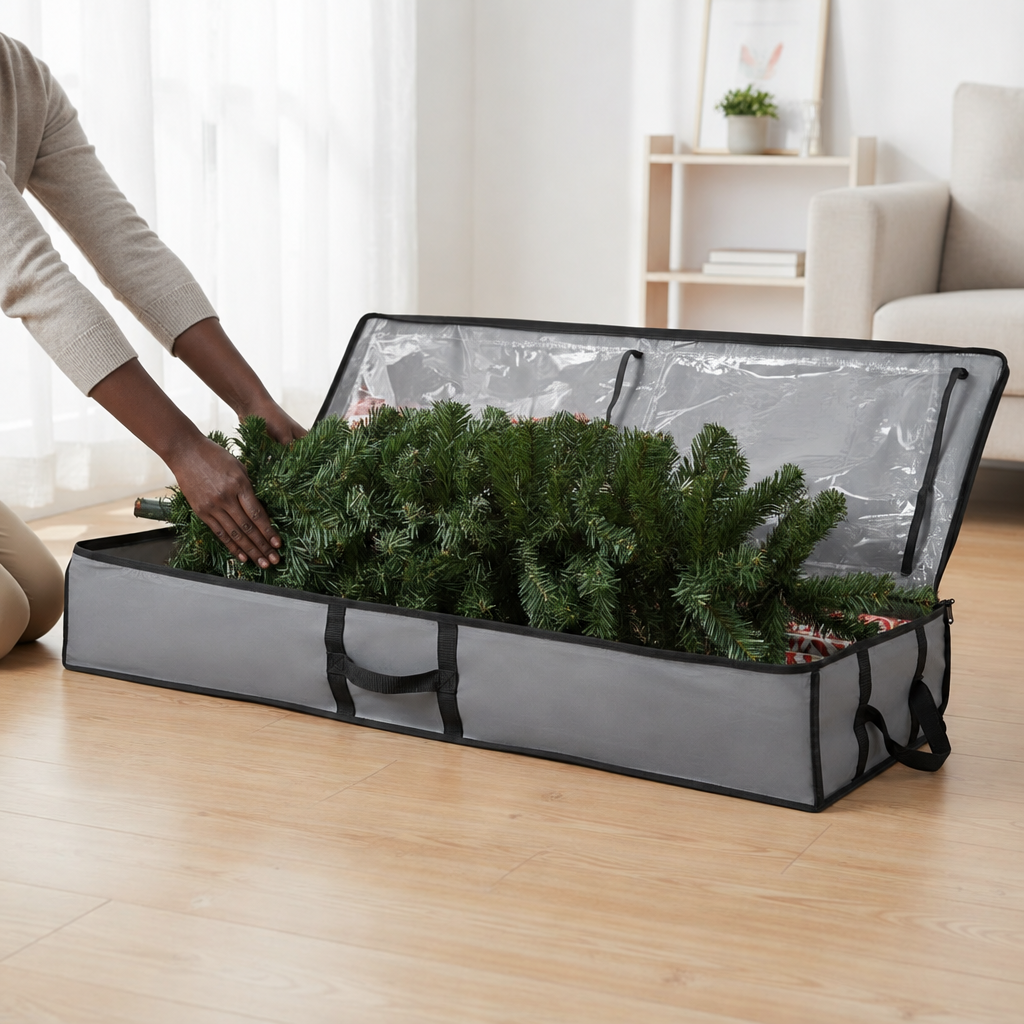 Artificial Christmas Tree Storage Bag Waterproof Holiday Organiser 105*35*16cm(L*W*H)