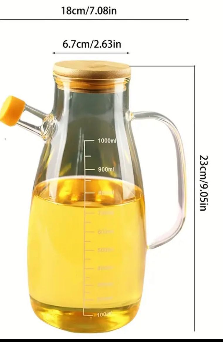 Glass Oil Bottle