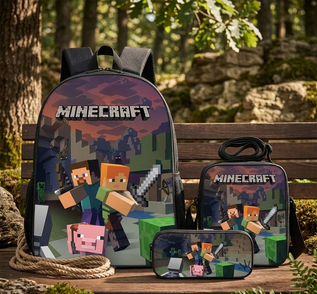 3-in-1 Roblox Themed Backpack Set
