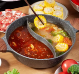 Granite Partitioned Cooking Pot