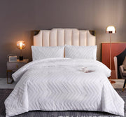 Tufted Duvet Cover Set