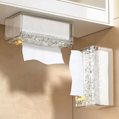 Acrylic Wall-Mounted Tissue Box Holder