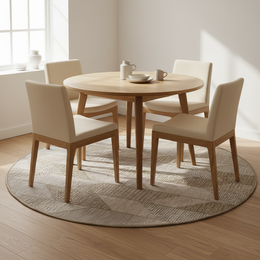 Oriental Weavers Oria Round Triangle Geometric Flat Weave Rug KBORIE214