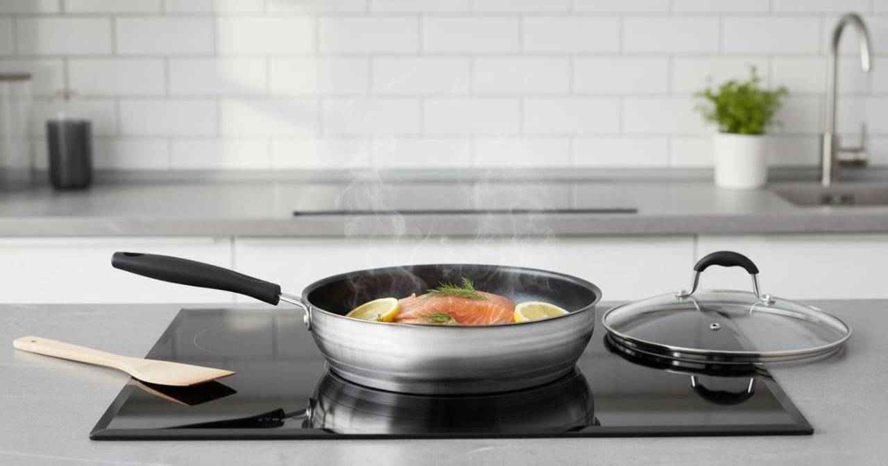 12-Piece Stainless Steel Cookware Set