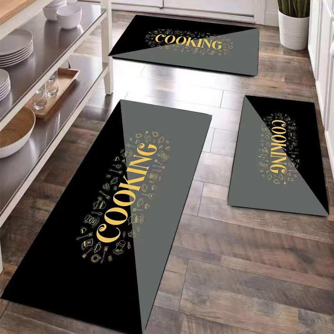 3 Piece Rubber Kitchen Mat Set