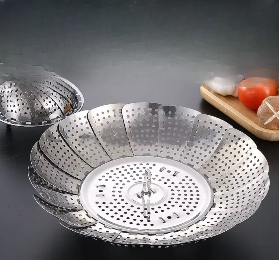 Stainless Steel Folding Steamer Basket