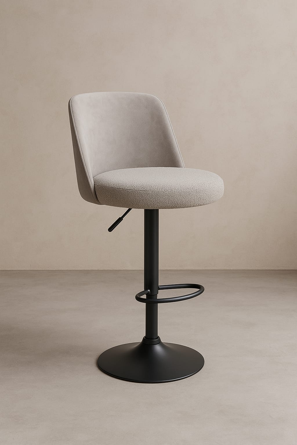 Modern barstool/kitchen island stool for comfortable seating at high tables