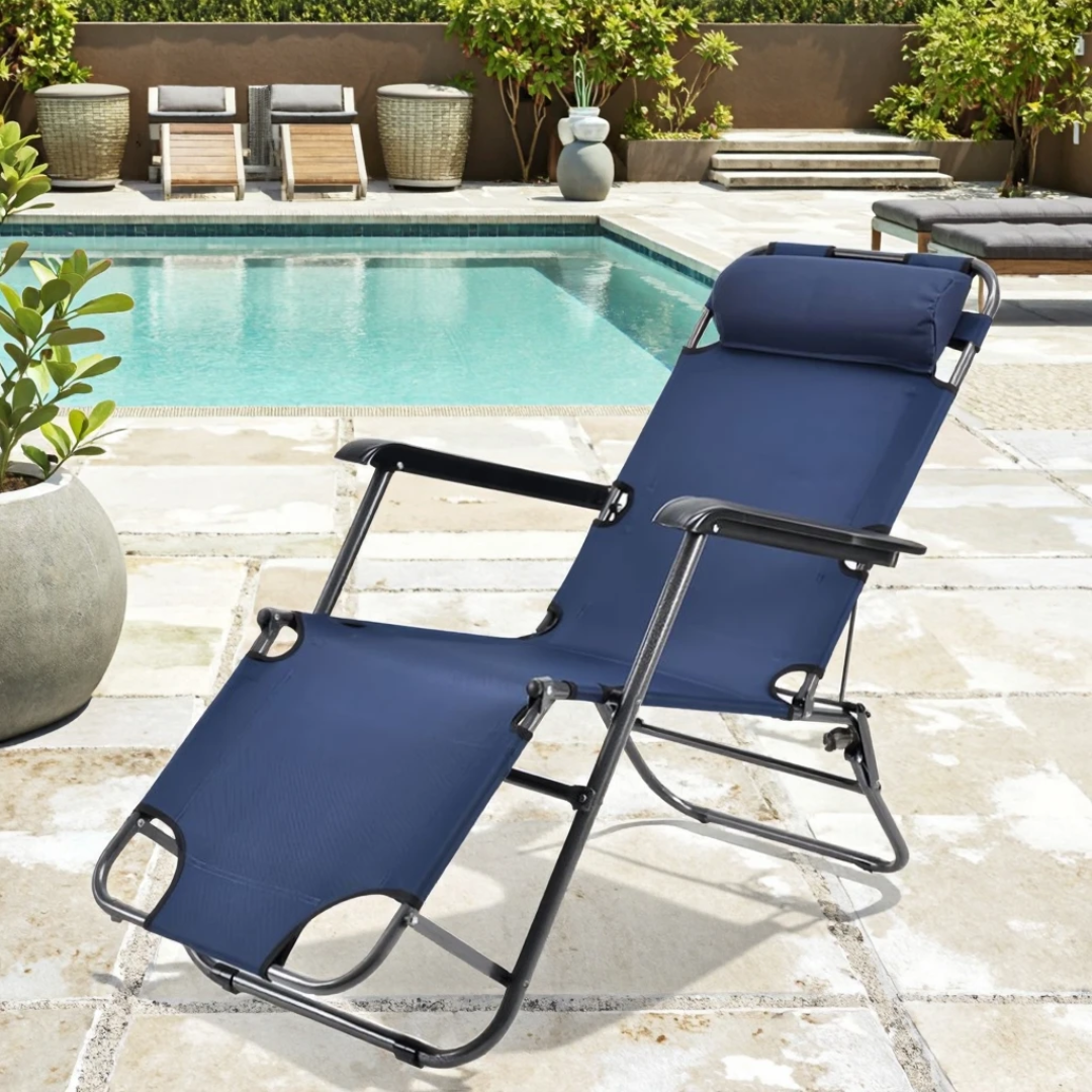 Foldable Outdoor Reclining Camping Chair