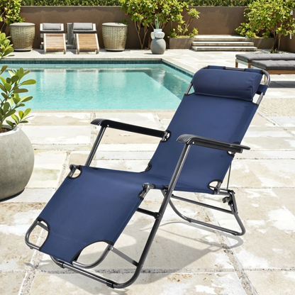 Foldable Outdoor Reclining Camping Chair