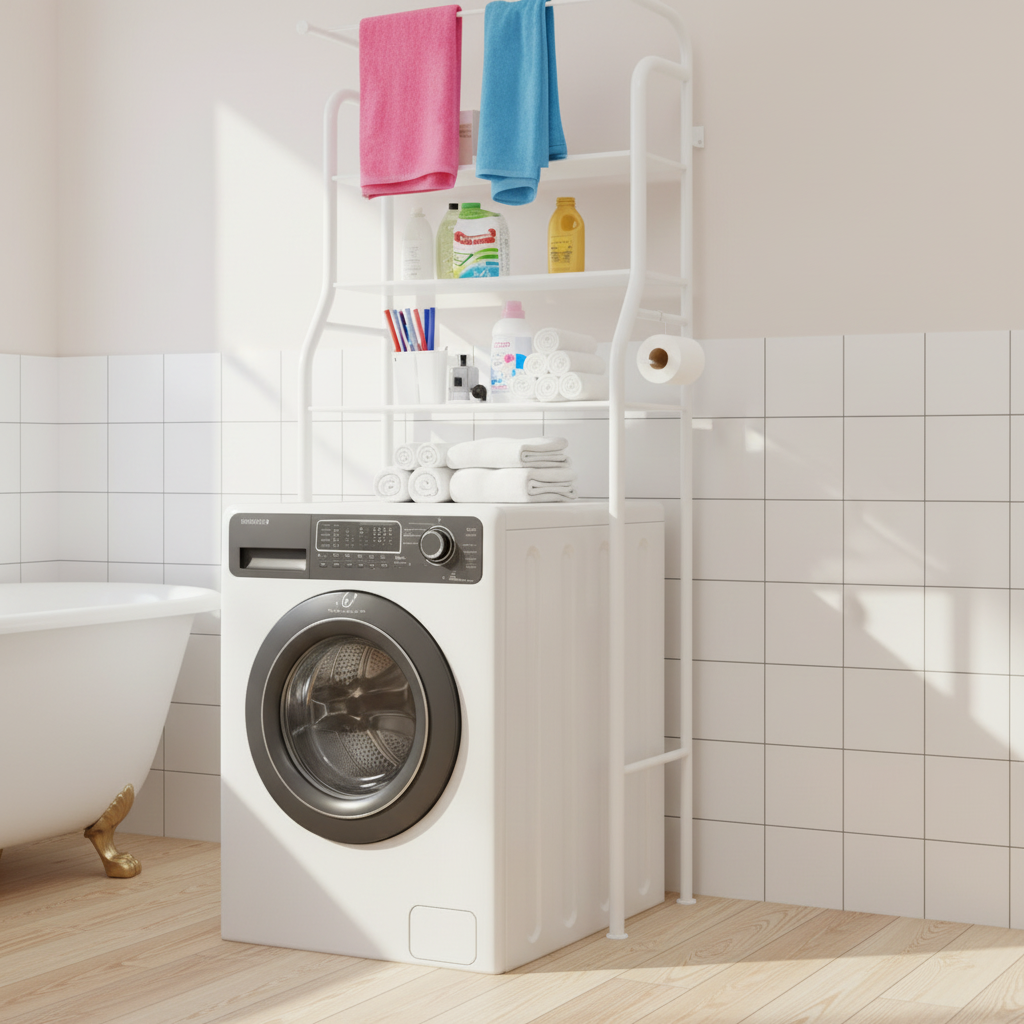 Washing Machine Organizer Stand