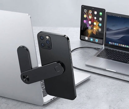2in1 Magnetic Laptop Side Mount Screen Holder