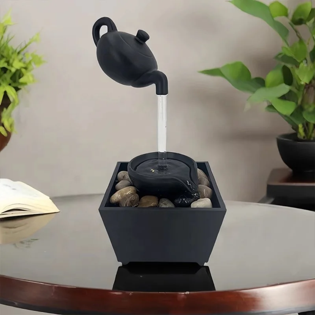 Floating Teapot Waterfall Ornament