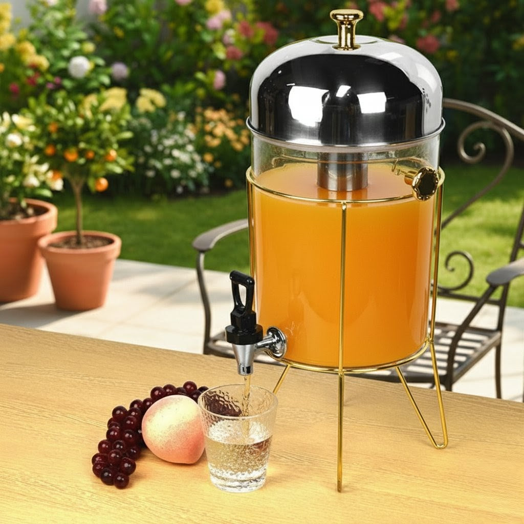8L Juice Dispenser with Ice Tube