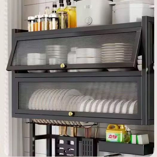 85cm Two Layer Kitchen Countertop Dish Rack