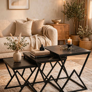 3 in 1 Executive Square Marble Table