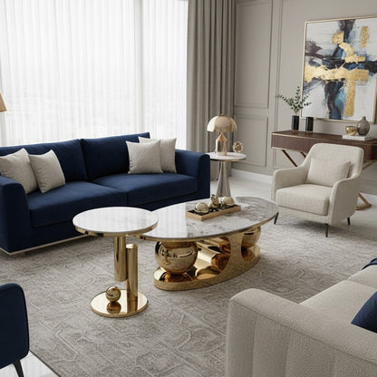 Modern high end coffee table with elegant contemporary design