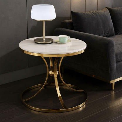 Marble Top Mini Side Table