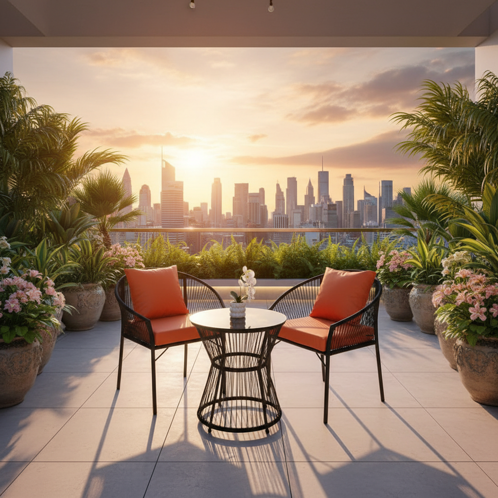 3 Piece Outdoor Bistro Set