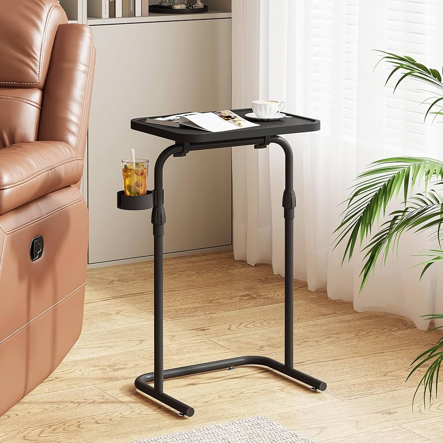 Adjustable Laptop Desk with Cup Holder