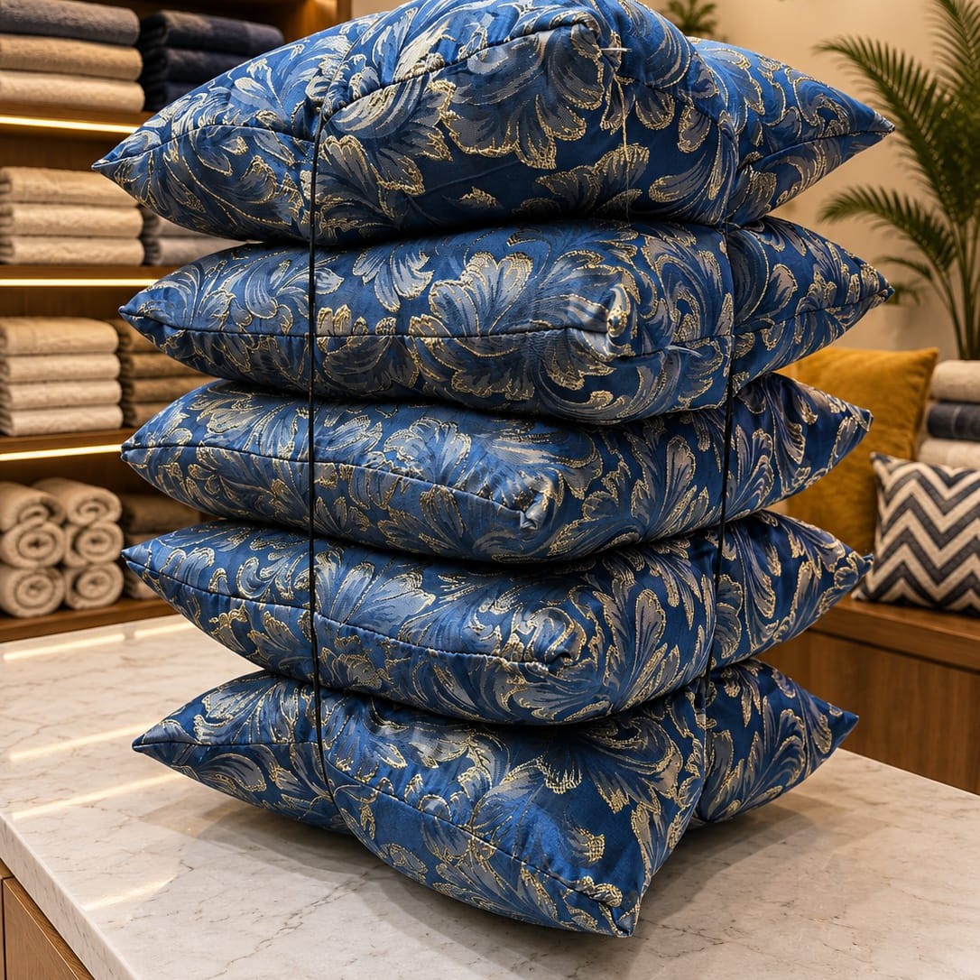 5Piece Throw Pillow Set with Zipper