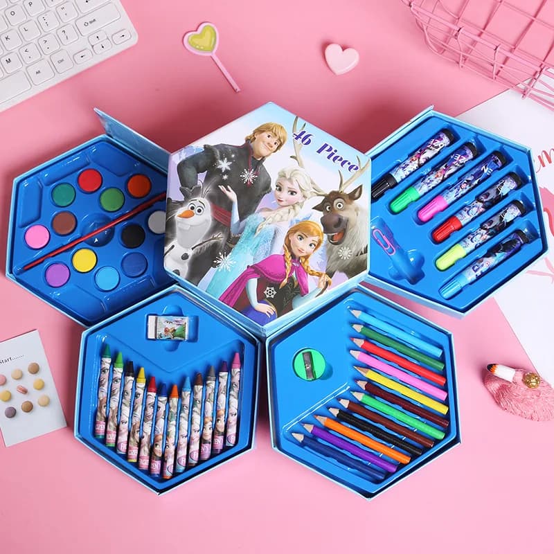 Cartoon Themed 46pcs Art Set