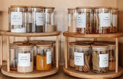12 PCs Glass Spice Jar