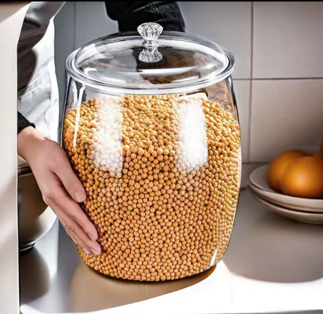 5 Piece Acrylic Airtight Cereal Storage Container Set