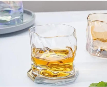 Set of 6 classy whisky glasses
