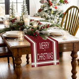 Christmas Linen Table Runner