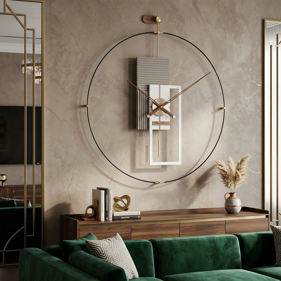 Minimalist Circle Wall Clock