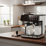 3 In 1 Espresso Coffee Maker With Touch Screen And Bean Grinder
