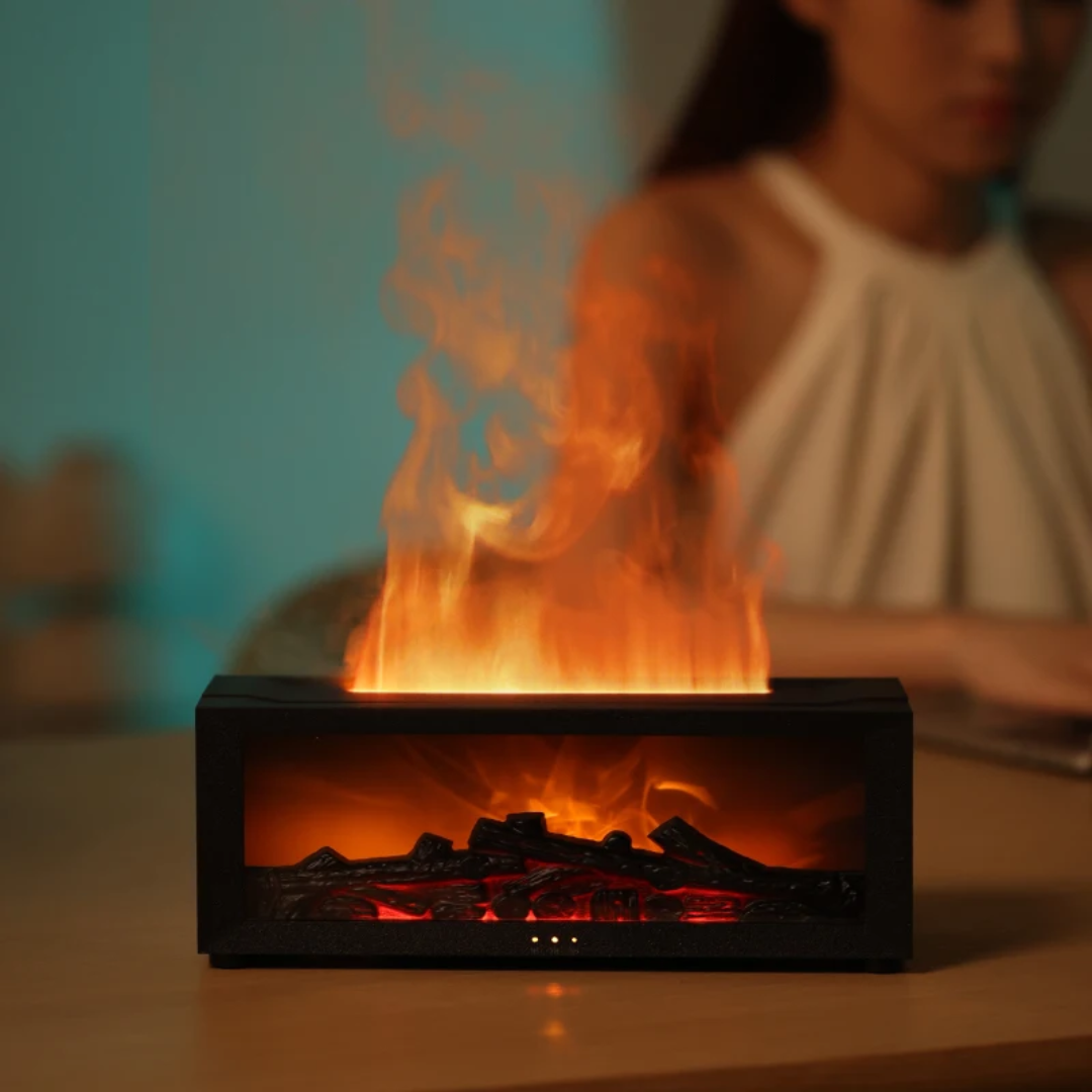 Fireplace Flame Aroma Diffuser Humidifier