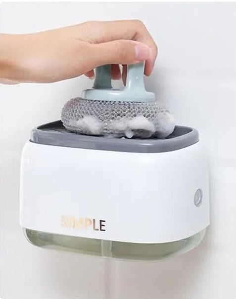Soap Dispenser With Sponge Holder