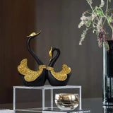 Pair Swan Home Deco